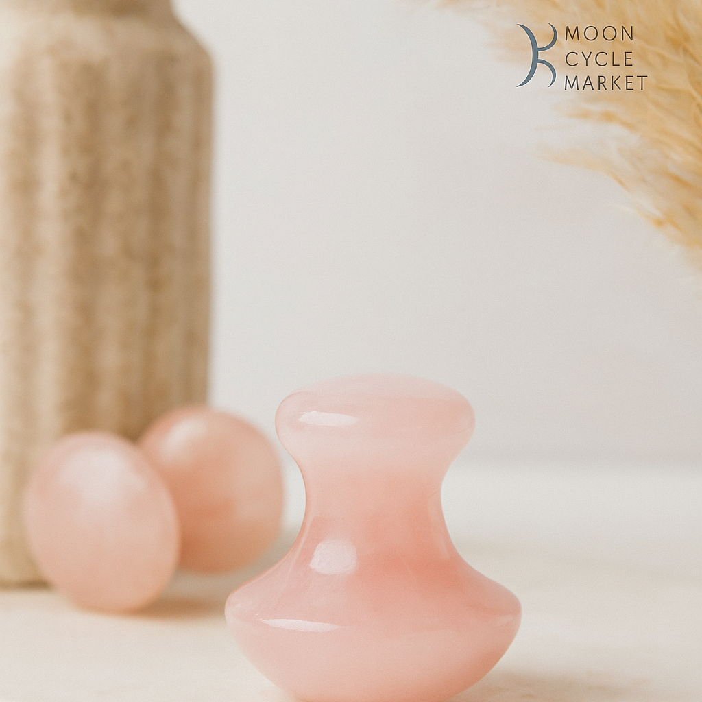 Rose Quartz Facial Tool | Ayurvedic Massage Stone