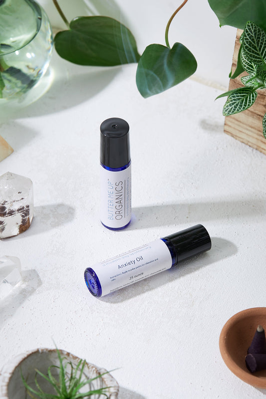 Anxiety Relief Essential Oil Roller - Organic Basil Blend