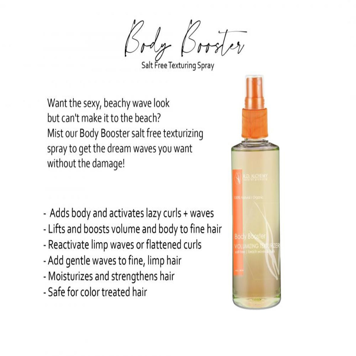 Body Booster Salt Free Texturizing Spray